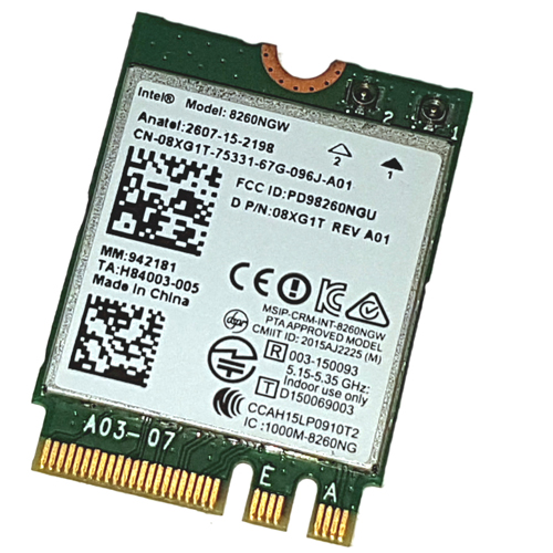 Intel Dual Band Wireless-AC 8260 08XG1T Network Card