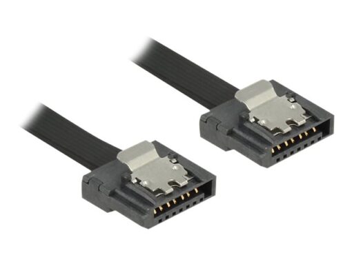 Delock Cable SATA FLEXI 6 Gb/s 30 cm black